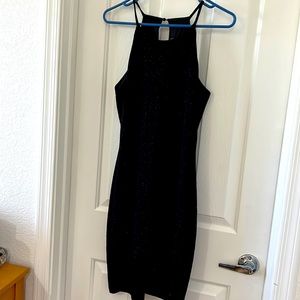 Black cocktail dress